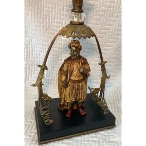 King Louis Unique Enamel on Base Metal  Statuette of Frenchman worth a look